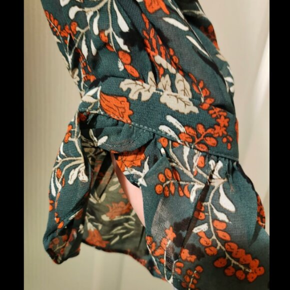 Womens Sz L Hayden Los Angeles Sheer Blouse - Picture 6 of 7